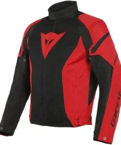 Dainese Air Crono 2 Tex Jacket Black/Lava-Red