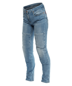 Dainese Denim Stone Slim Lady Tex Pants Light-Blue