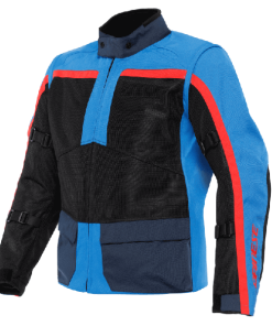 Dainese Outlaw Tex Jacket Black Light-Blue Black-Iris