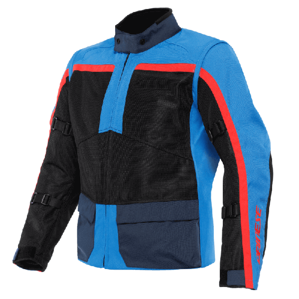 Dainese Outlaw Tex Jacket Black Light-Blue Black-Iris 3 Dainese Outlaw Tex Jacket Black Light-Blue Black-Iris